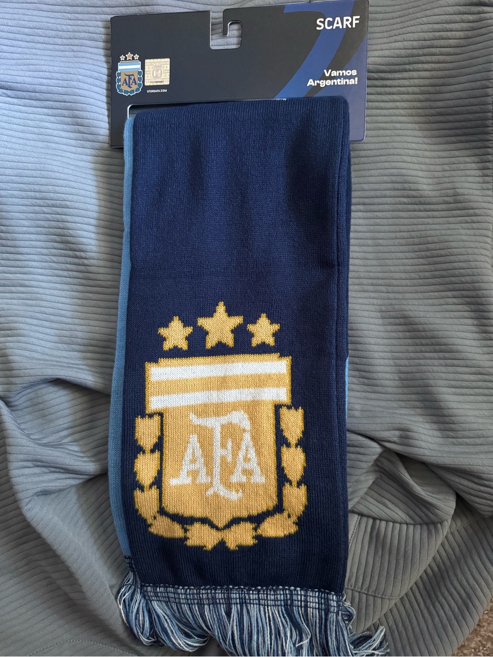 Argentina FA Navy and Gold Scarf by FA